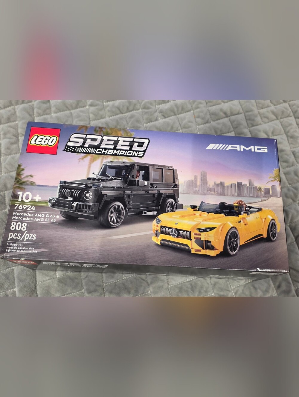 LEGO Speed Champions Mercedes-AMG G 63 & Mercedes-AMG SL 63 Toy Car 76924 808 Pc